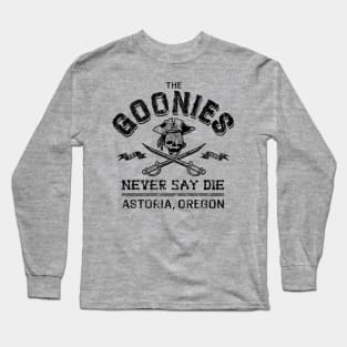 Goonies Never Say Die Worn Lts Long Sleeve T-Shirt